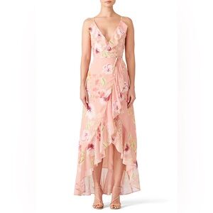 Yumi Kim Pink Floral High Low Dress